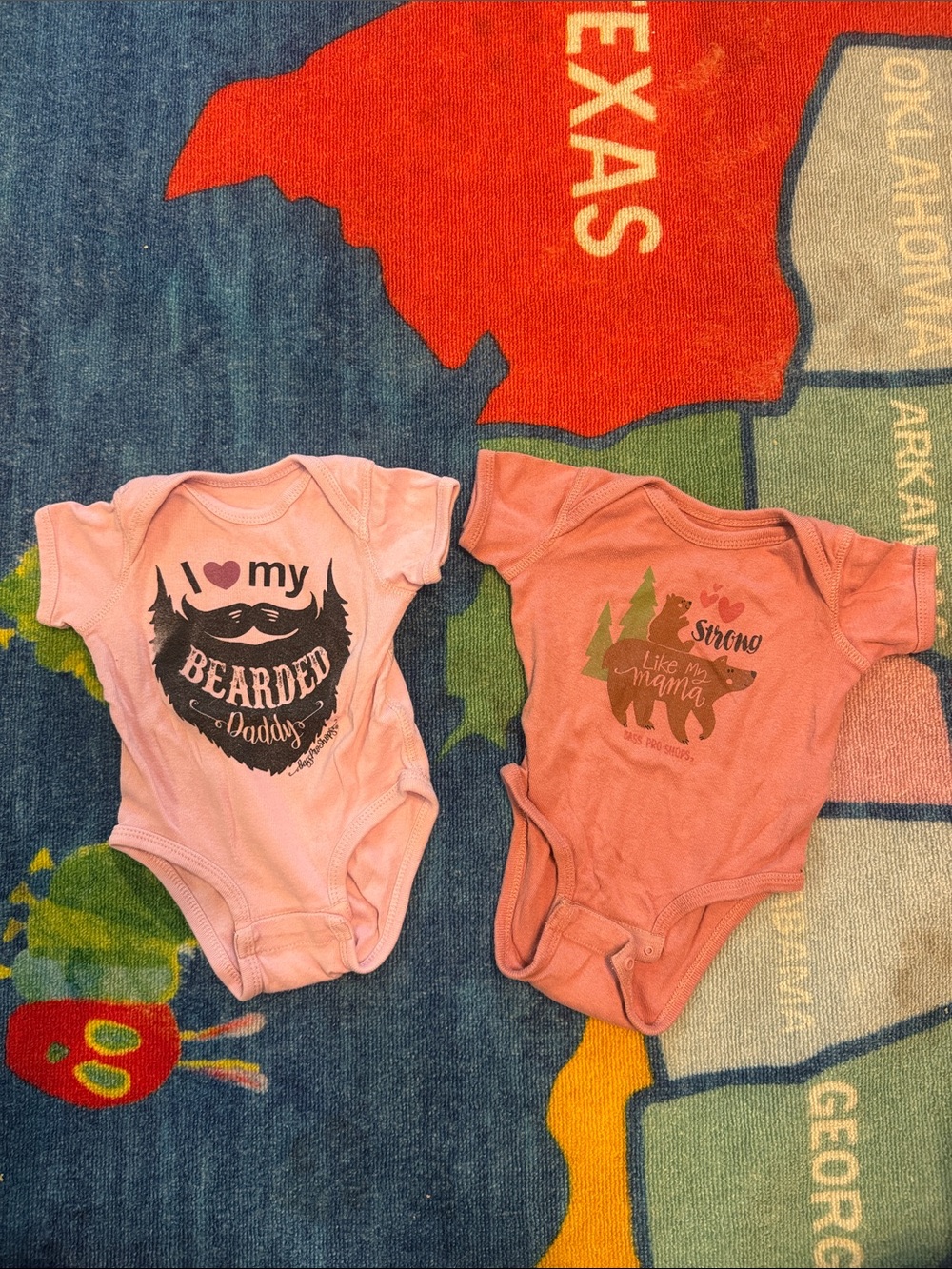 Pink Baby Onesies Set